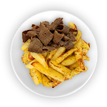 Doner Meat With Chips 